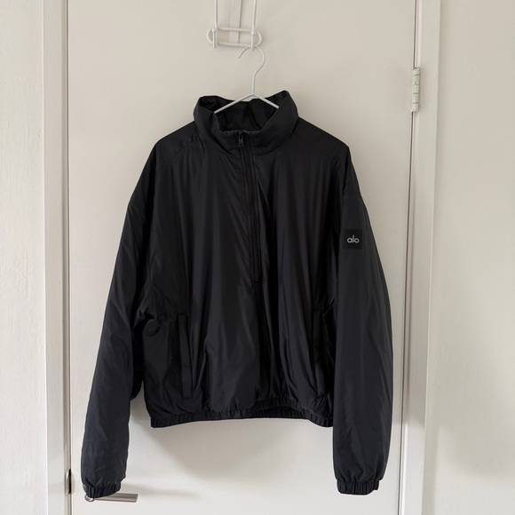 Alo Latitude Light Weight 1/2 Zip Pullover Jacket - Picture 2 of 12